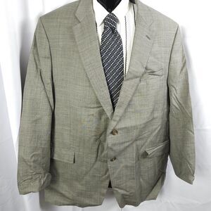 Lauren‎ Ralph Lauren Gray 2 Button 100% Wool Sports Coat Mens 48L Blazer